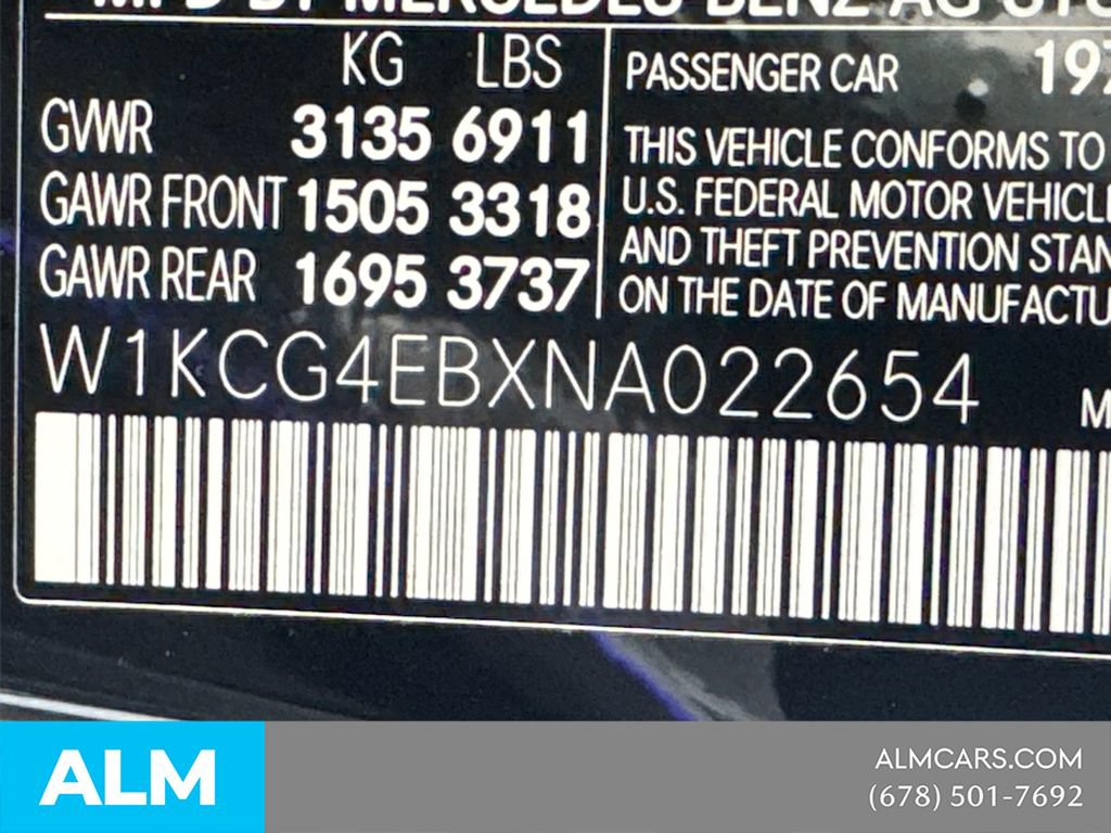Used 2022 Mercedes-Benz EQS 580 4MATIC Sedan image 38