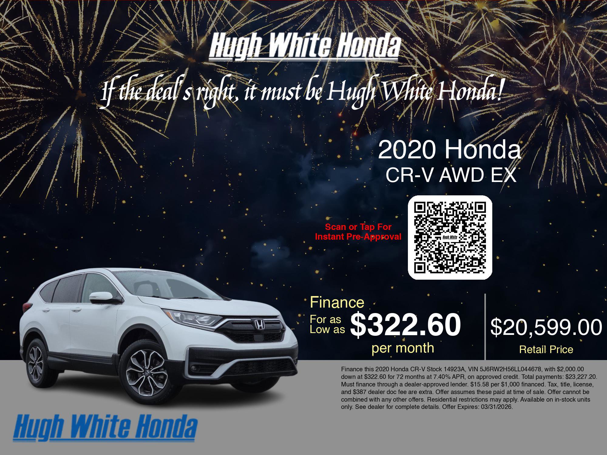 Used 2020 Honda CR-V EX image 3