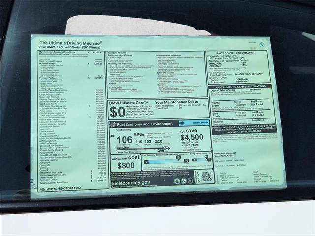 New 2026 BMW i5 eDrive40 w/ M Sport Package image 17