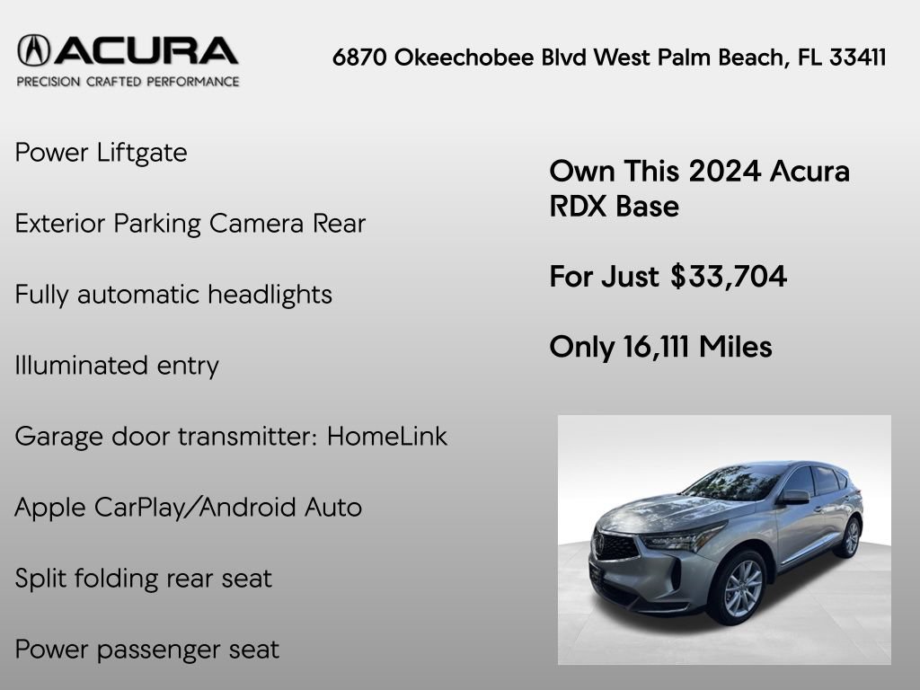 Certified 2024 Acura RDX SH-AWD image 14