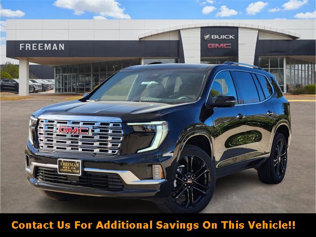 New 2025 GMC Acadia Denali w/ LPO, Floor Liner Package