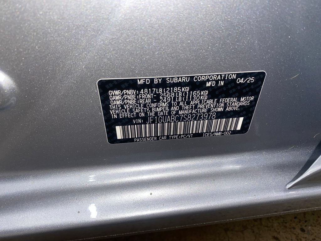 Certified 2025 Subaru Impreza 2.0i AWD/4WD image 26
