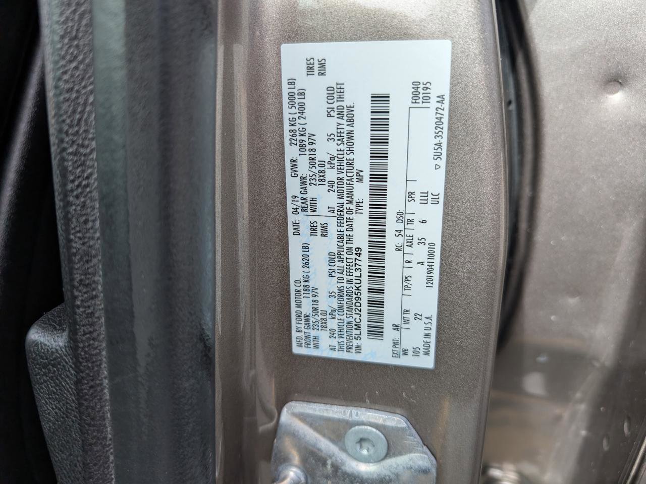 Used 2019 Lincoln MKC Select w/ Select Plus Package image 30