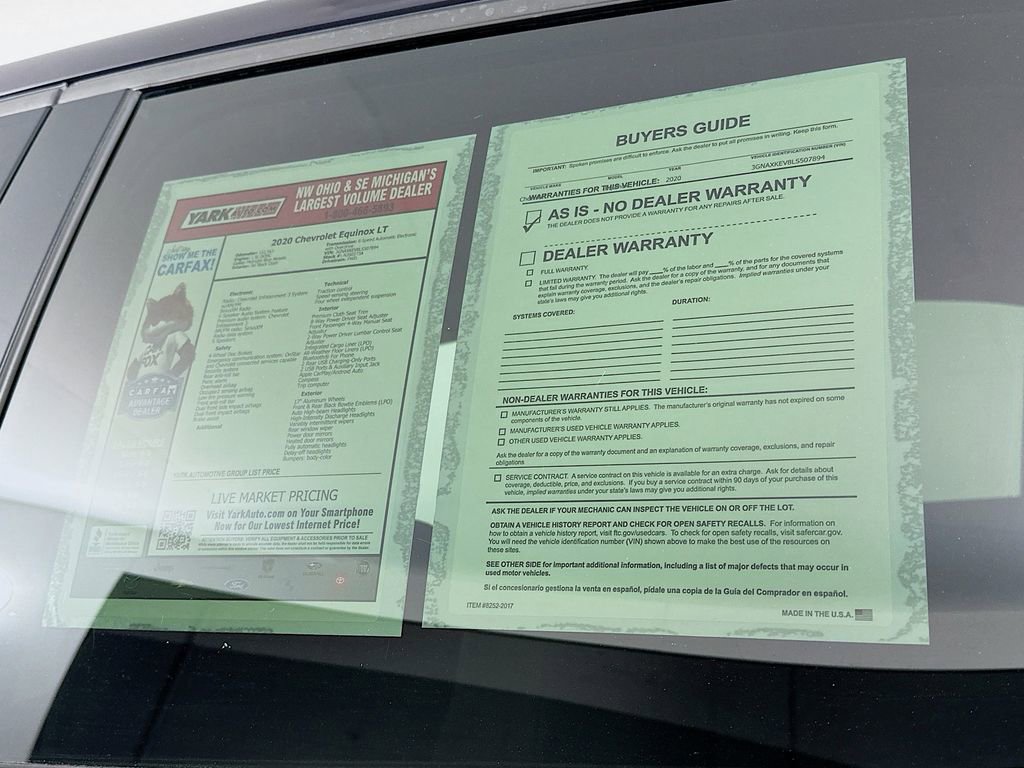 Used 2020 Chevrolet Equinox LT w/ LPO, Floor Liner Package image 13