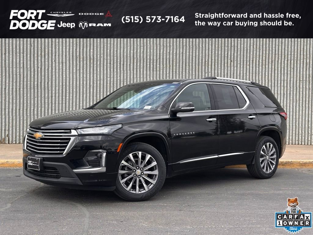 Used 2022 Chevrolet Traverse Premier w/ LPO, Floor Liner Package image 1