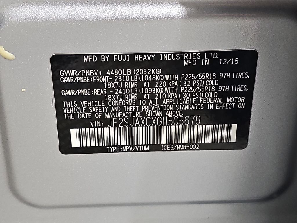 Used 2016 Subaru Forester 2.5i Touring w/ Eyesight & Navigation System AWD/4WD image 38