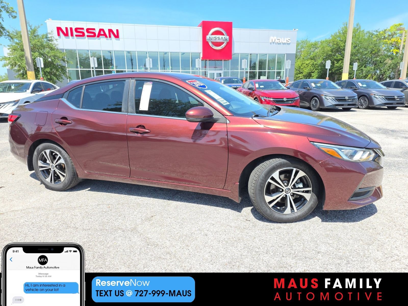 Used 2020 Nissan Sentra SV FWD image 1