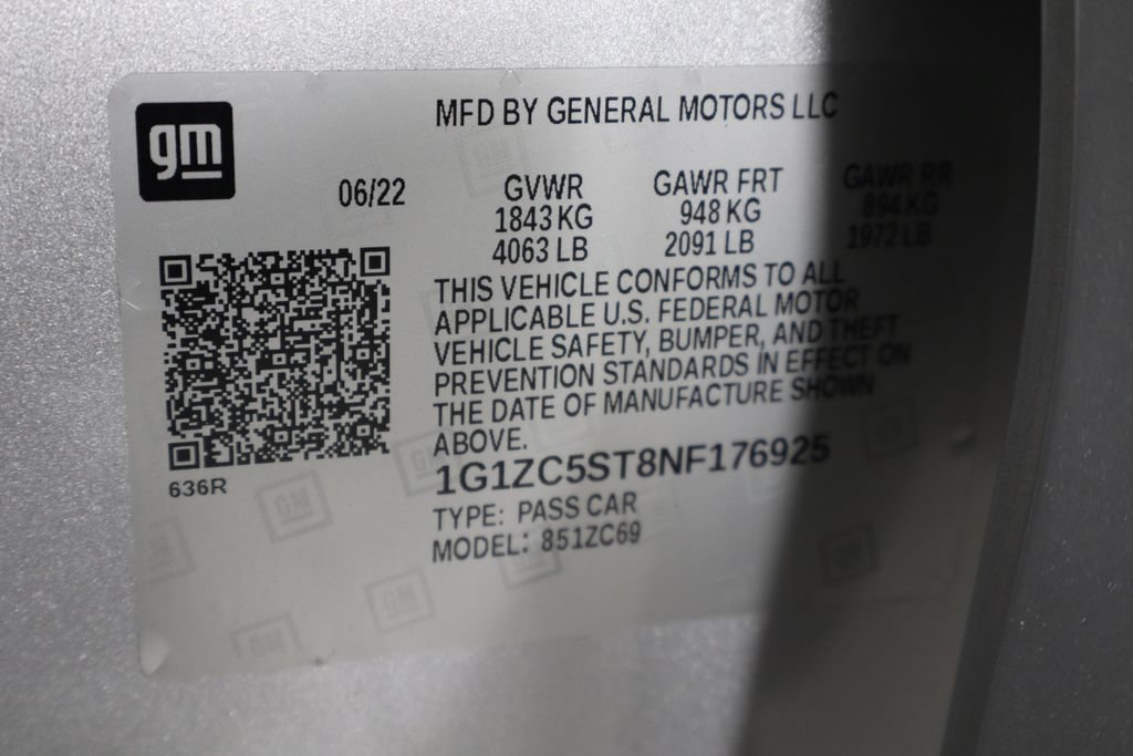 Used 2022 Chevrolet Malibu LS w/ Driver Confidence Package II FWD image 36