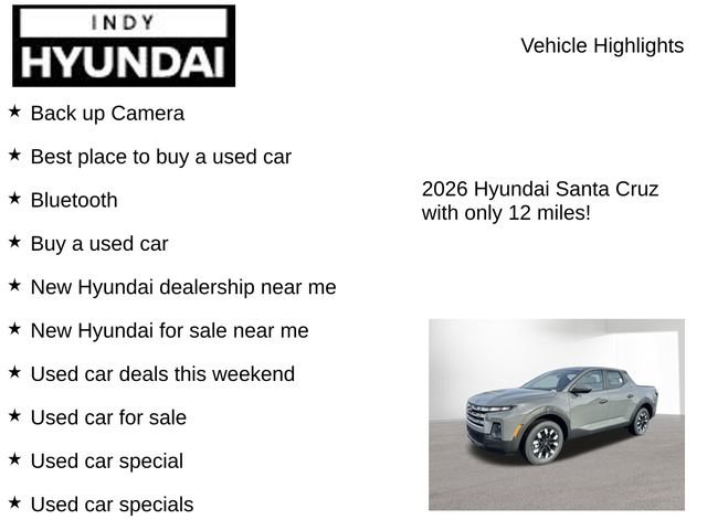 New 2026 Hyundai Santa Cruz SE AWD/4WD image 7