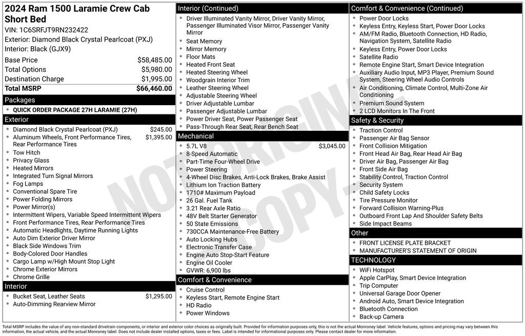 Used 2024 RAM 1500 Laramie image 6