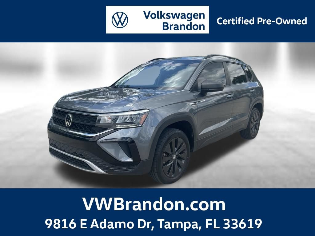 Certified 2022 Volkswagen Taos S w/ IQ Drive S Package FWD image 1