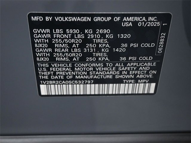 New 2025 Volkswagen Atlas SEL image 18