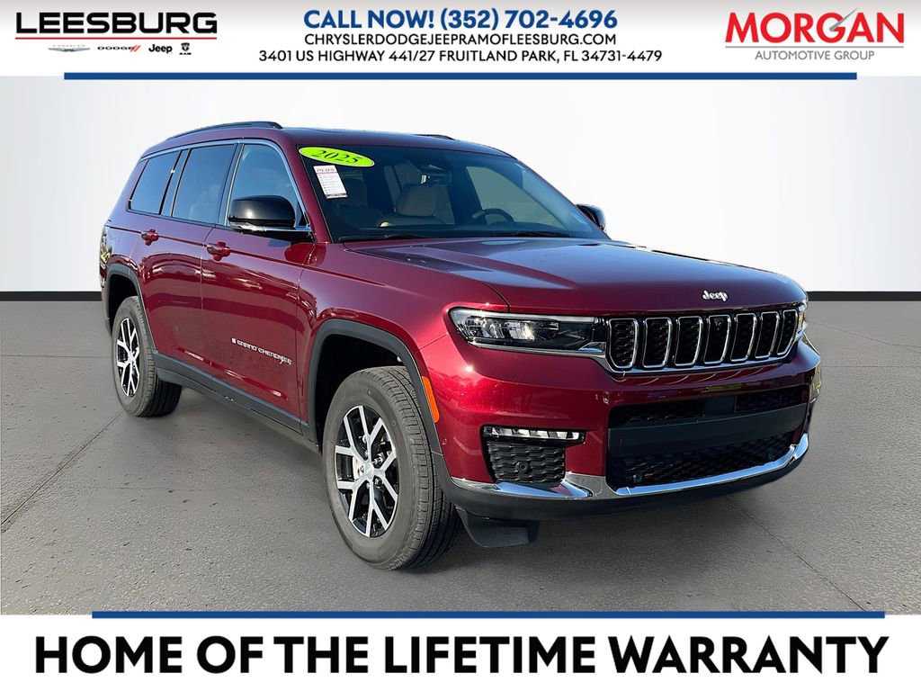 Certified 2025 Jeep Grand Cherokee L Limited w/ Luxury Tech Group II