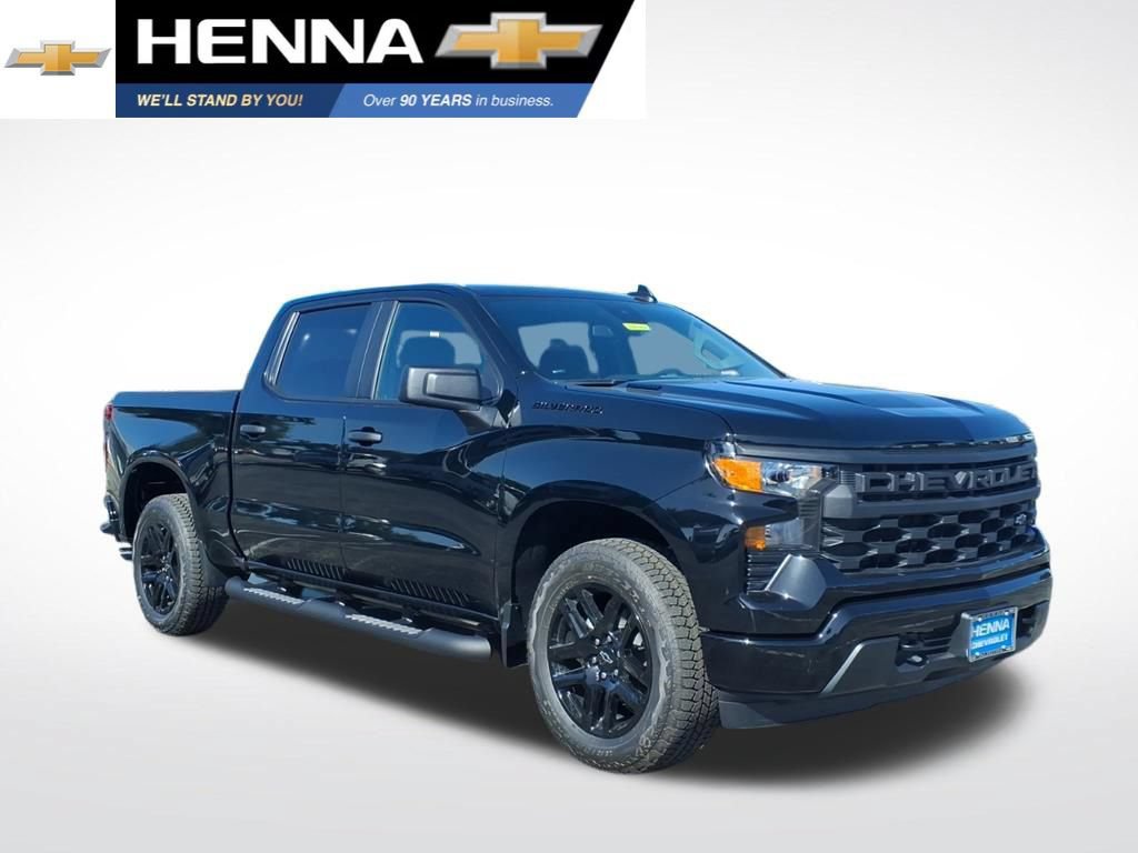 New 2026 Chevrolet Silverado 1500 Custom w/ Turbomax Blackout Package