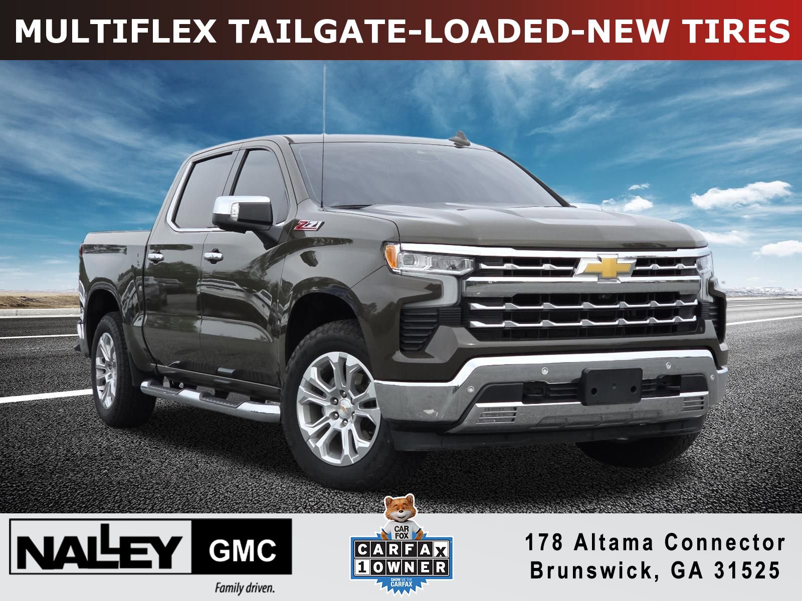 Used 2023 Chevrolet Silverado 1500 LTZ w/ Z71 Off-Road Package AWD/4WD image 1