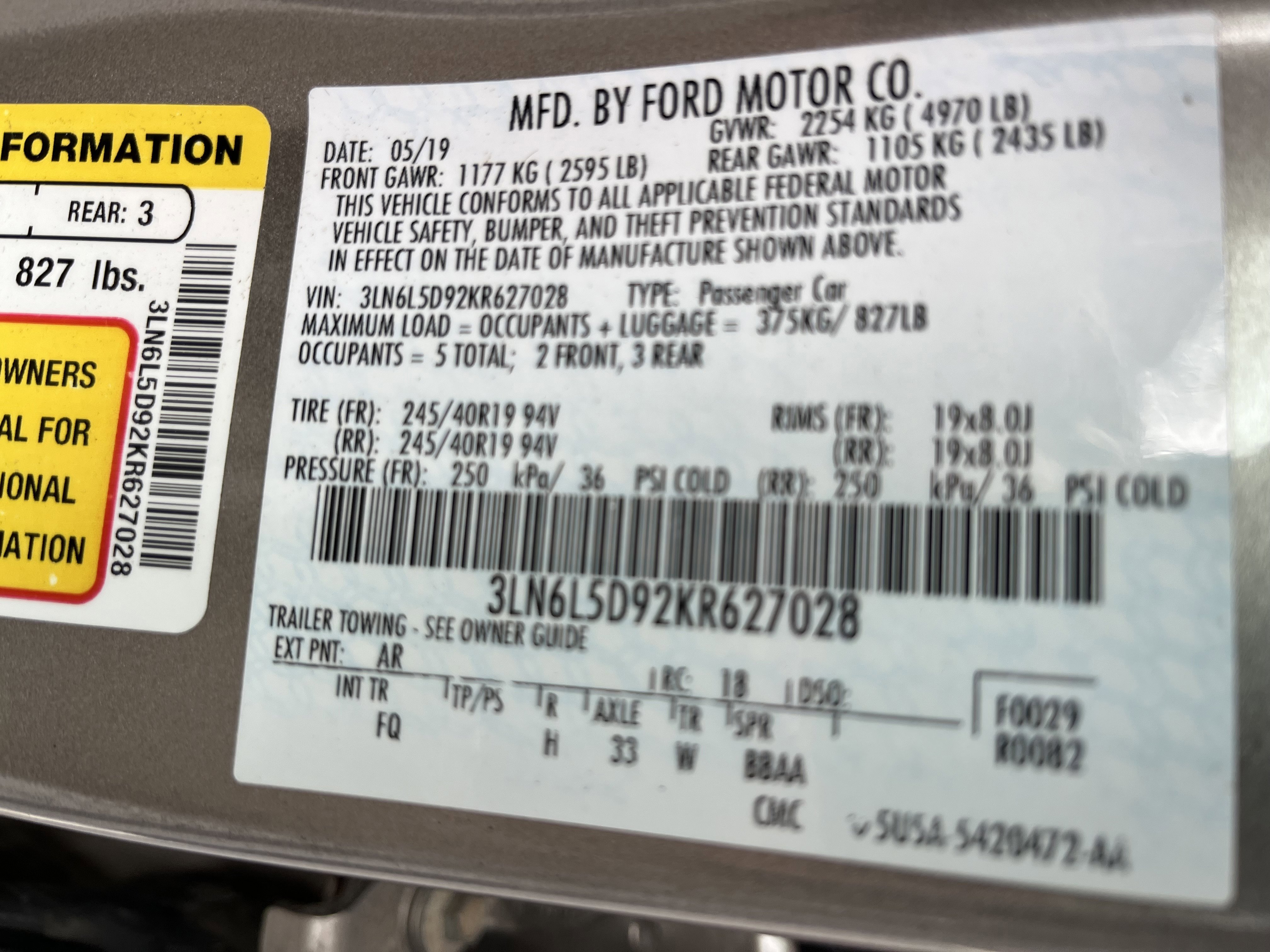 Used 2019 Lincoln MKZ Reserve w/ Reserve Plus Package image 18