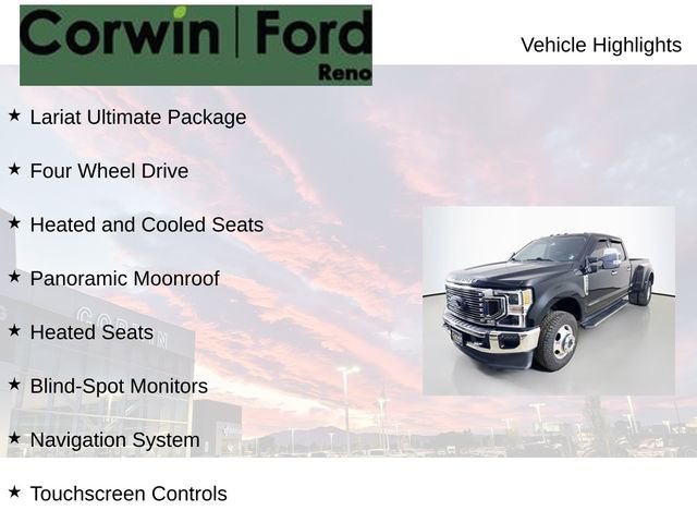 Used 2021 Ford F350 Lariat w/ Lariat Ultimate Package AWD/4WD image 6