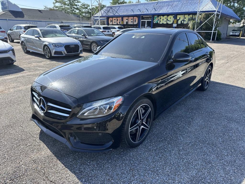 Used 2018 Mercedes-Benz C 300 4MATIC Sedan w/ AMG Line image 3