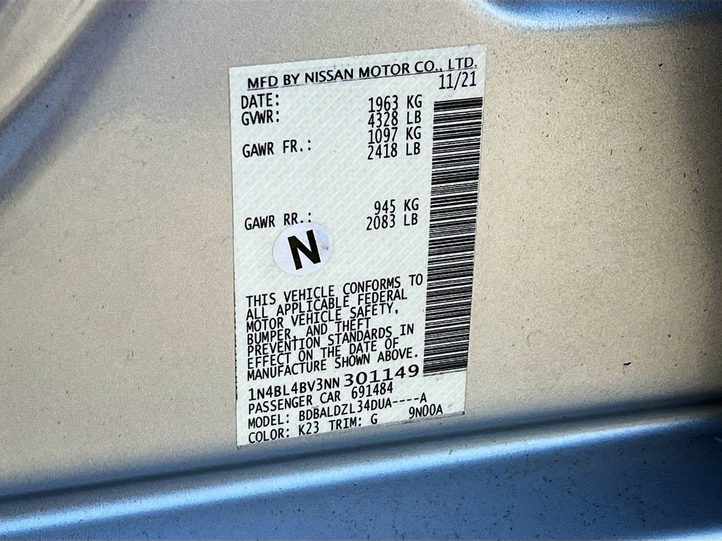 Used 2022 Nissan Altima 2.5 S FWD image 29