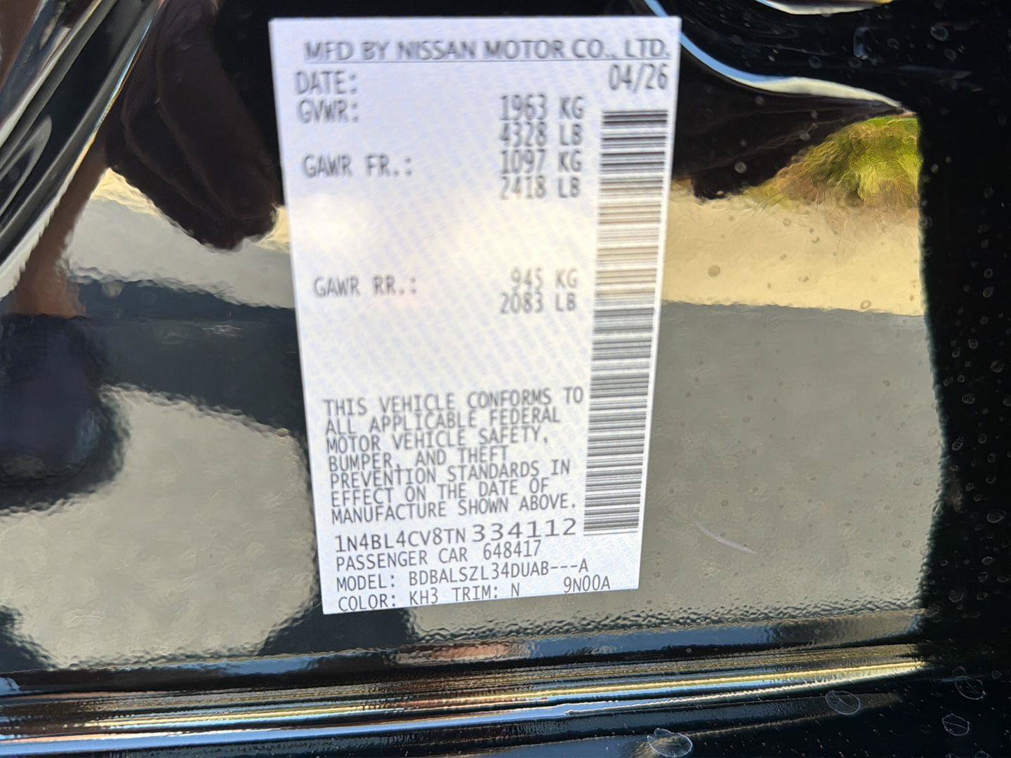 New 2026 Nissan Altima 2.5 SR w/ SR Premium Package FWD image 36