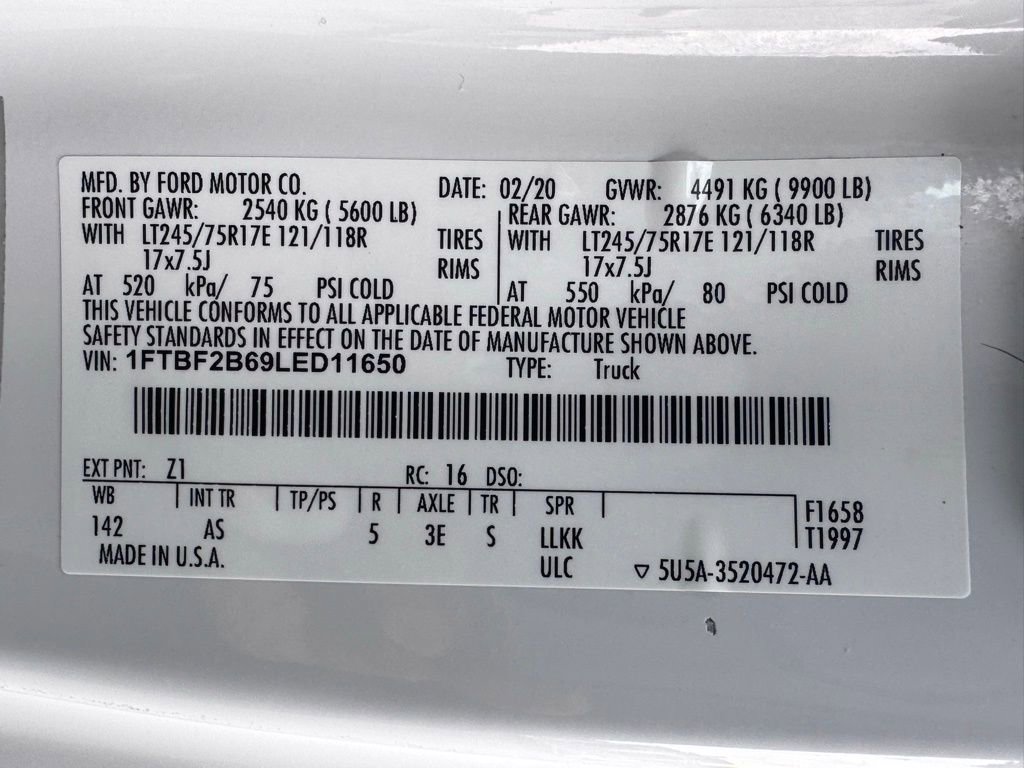 Used 2020 Ford F250 XL w/ Power Equipment Group AWD/4WD image 35