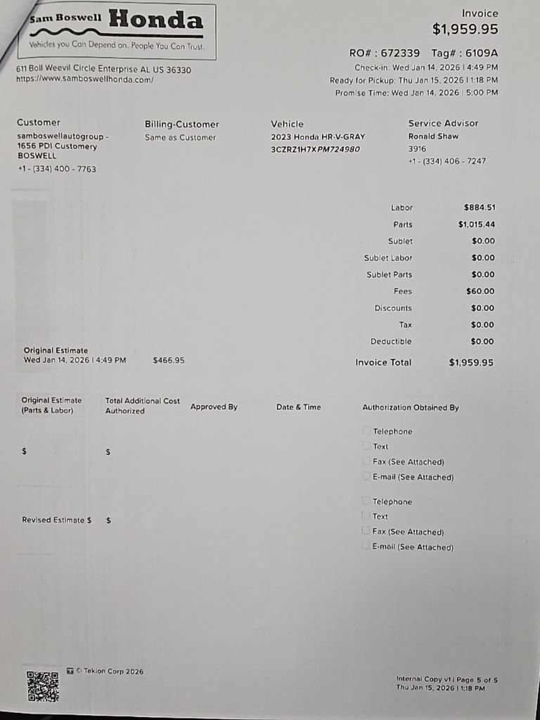 Used 2023 Honda HR-V EX-L image 52