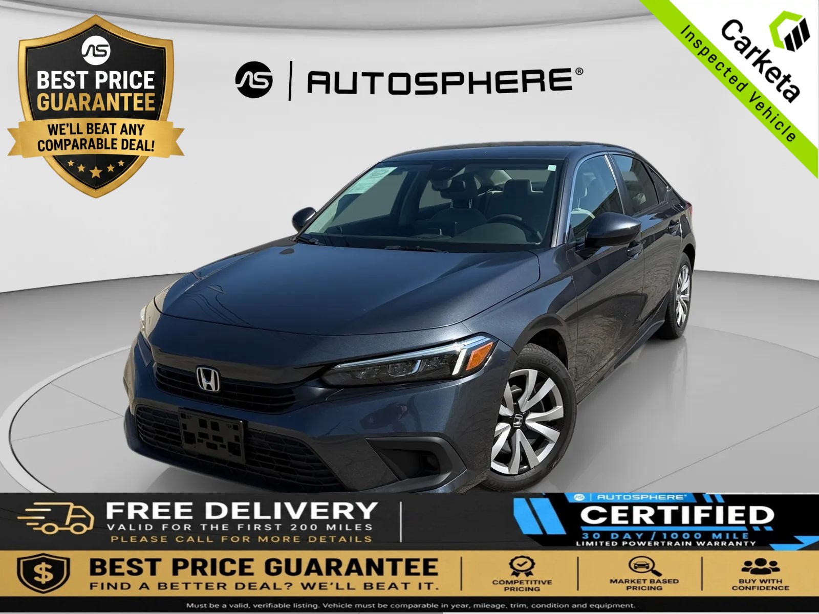 Used 2023 Honda Civic LX video 1