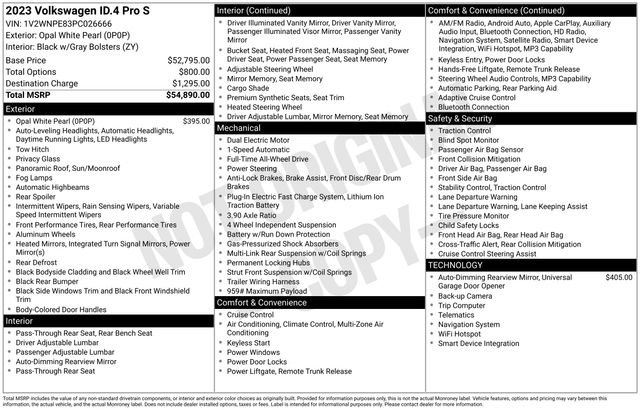 Used 2023 Volkswagen ID.4 Pro S AWD/4WD image 13