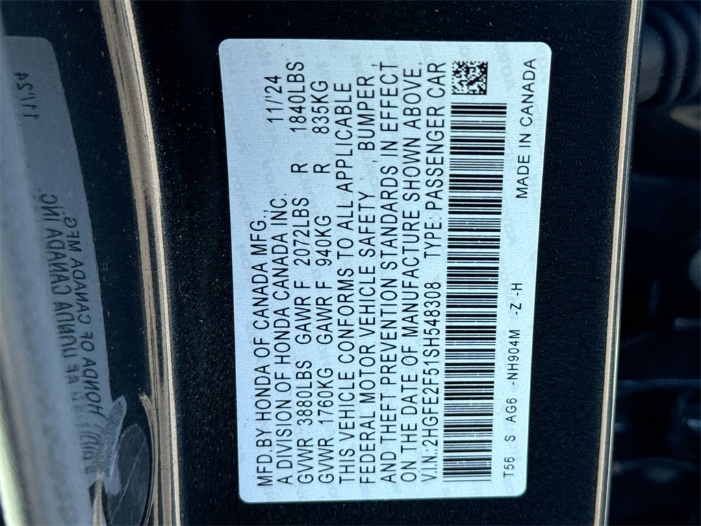 Used 2025 Honda Civic Sport image 25