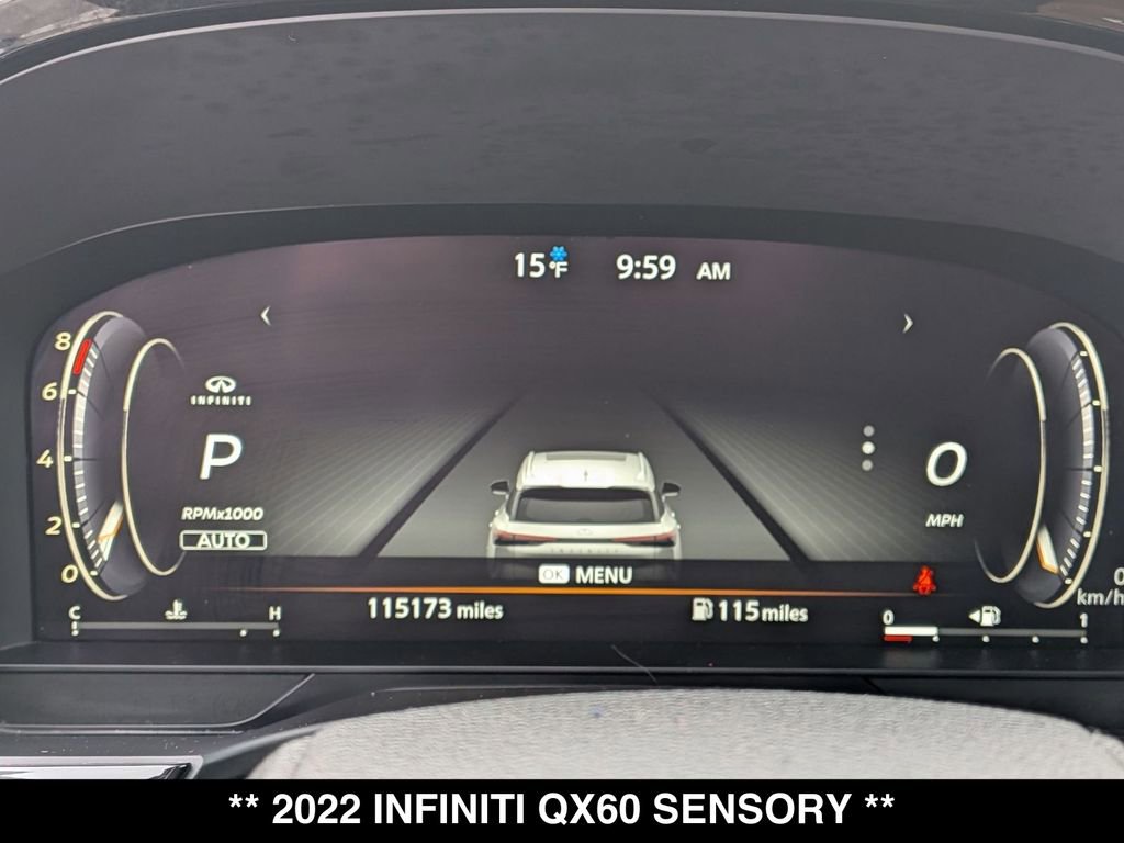 Used 2022 INFINITI QX60 Sensory image 10