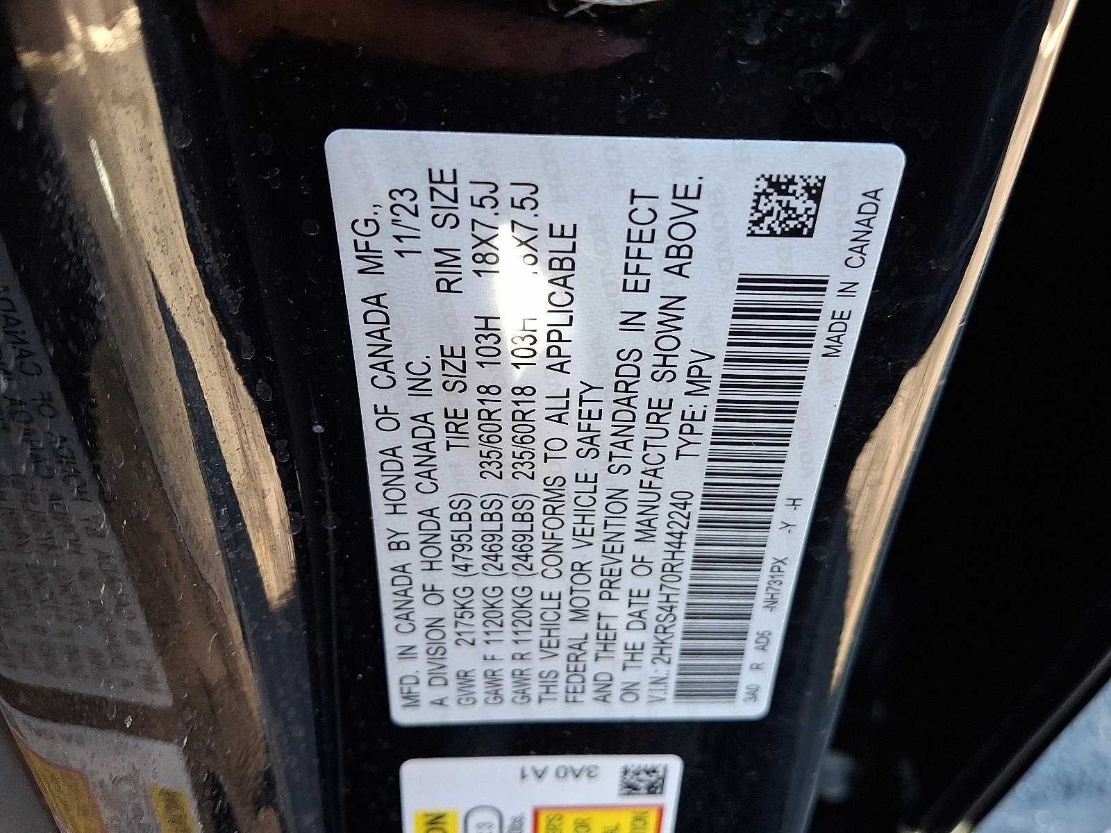 Certified 2024 Honda CR-V EX-L image 27