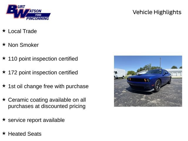 Used 2022 Dodge Challenger R/T w/ Blacktop Package RWD image 10