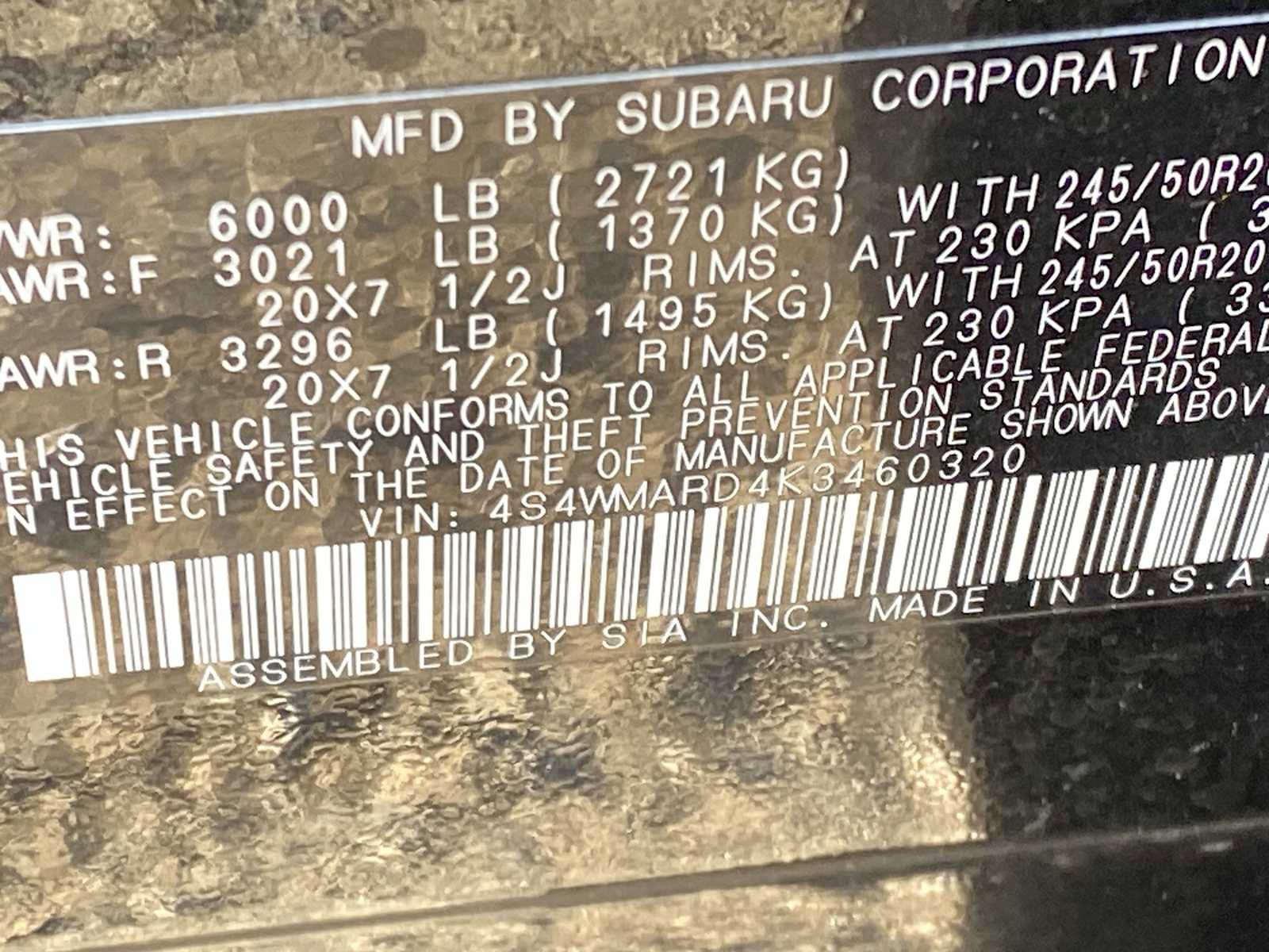 Used 2019 Subaru Ascent Touring image 35