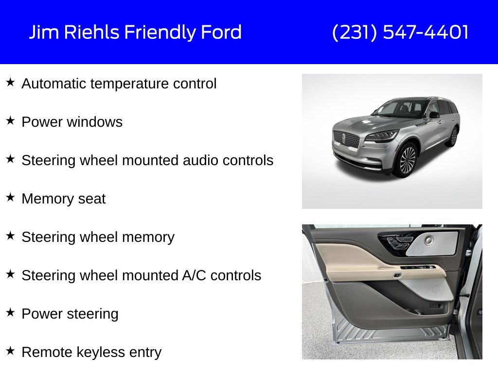 Used 2023 Lincoln Aviator Reserve w/ Equipment Group 201A AWD/4WD image 24