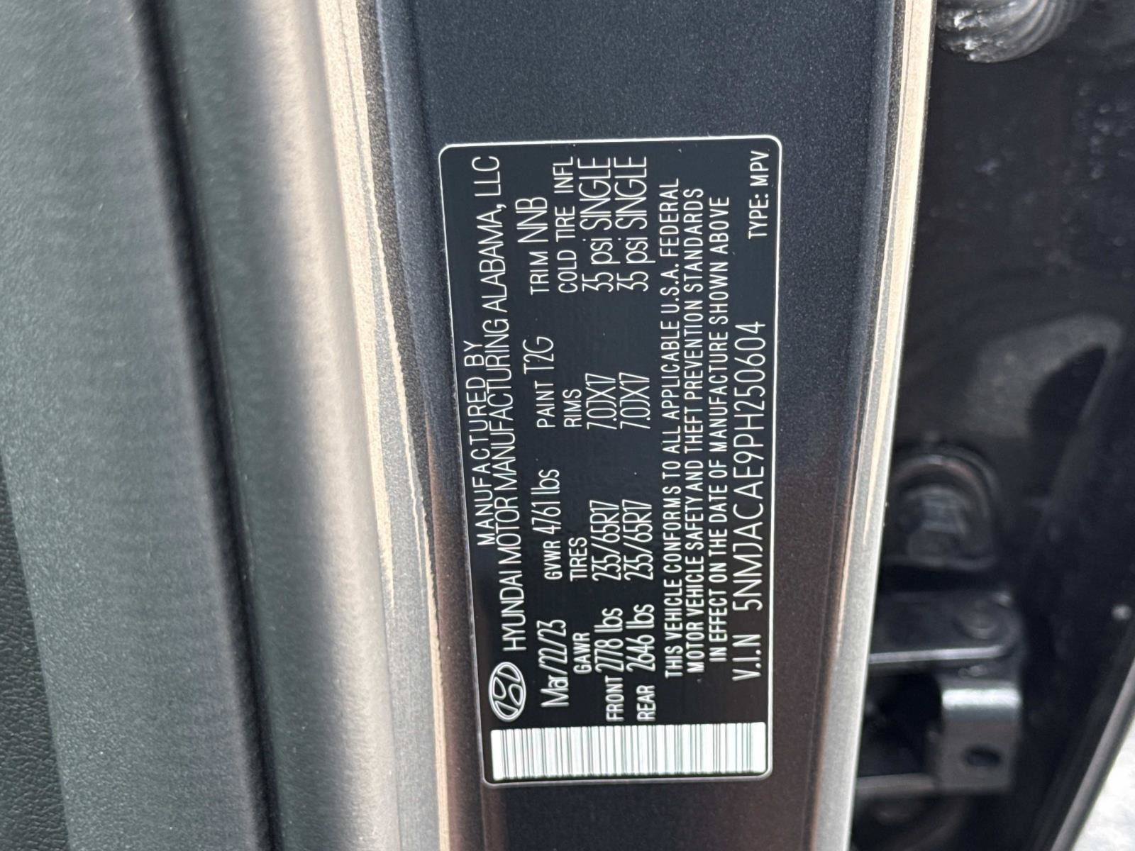 Certified 2023 Hyundai Tucson SE AWD/4WD image 31