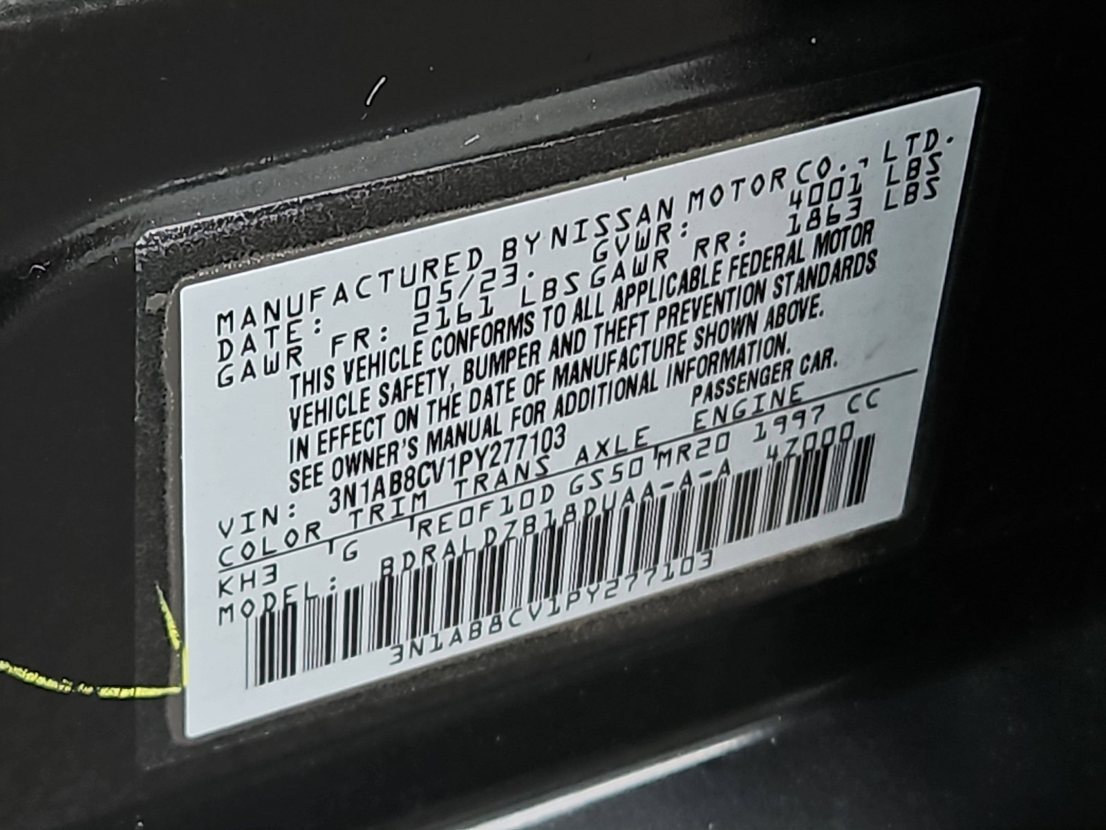 Certified 2023 Nissan Sentra SV w/ All-Weather Package image 25