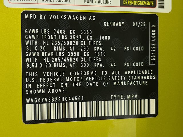 New 2025 Volkswagen ID. Buzz 1st Edition image 34