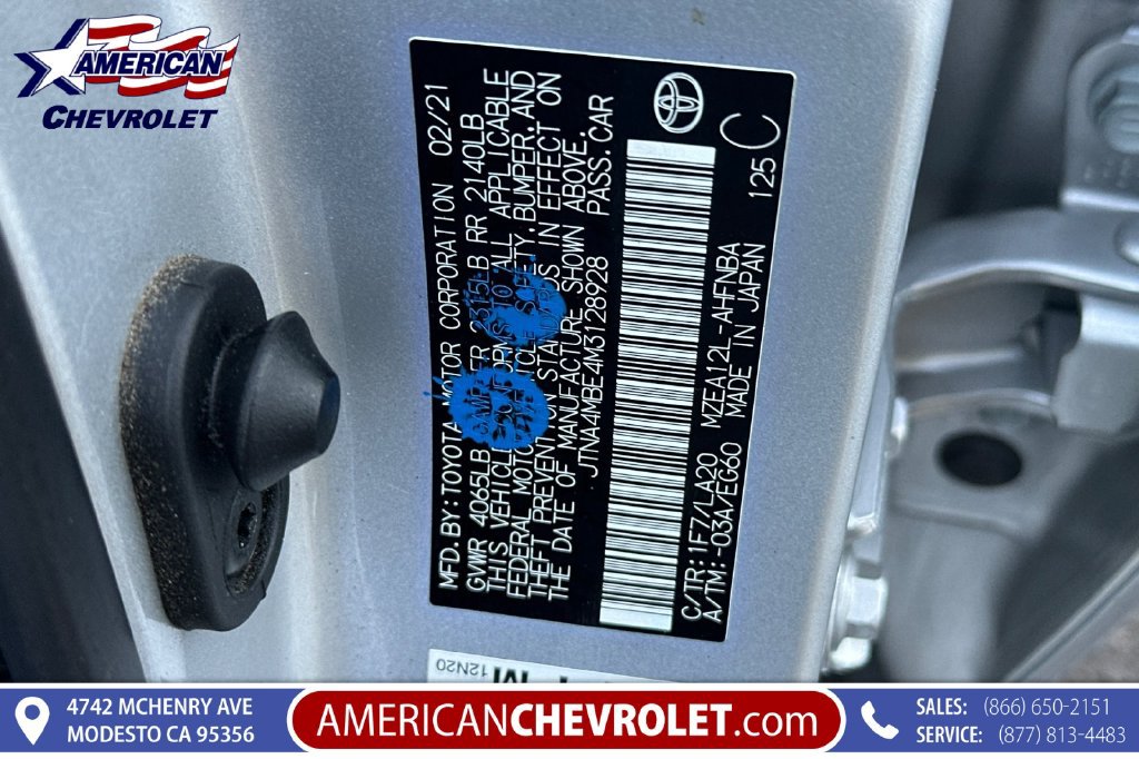 Used 2021 Toyota Corolla XSE w/ Blackout Package (TMS) FWD image 39