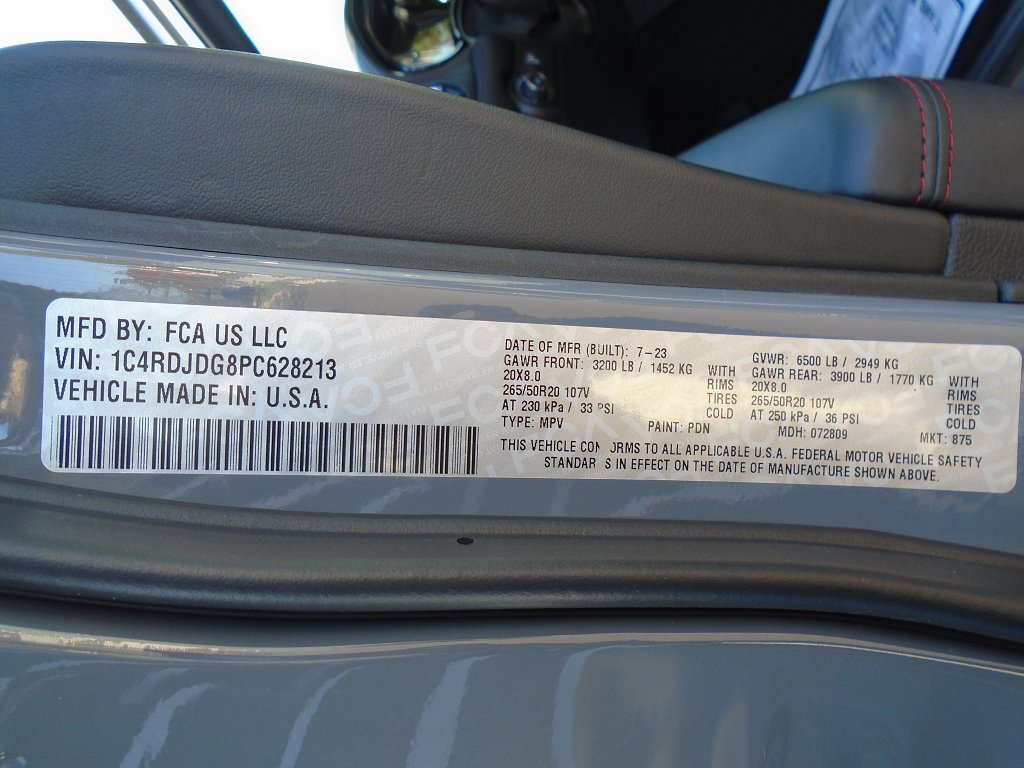 Certified 2023 Dodge Durango GT AWD/4WD image 21