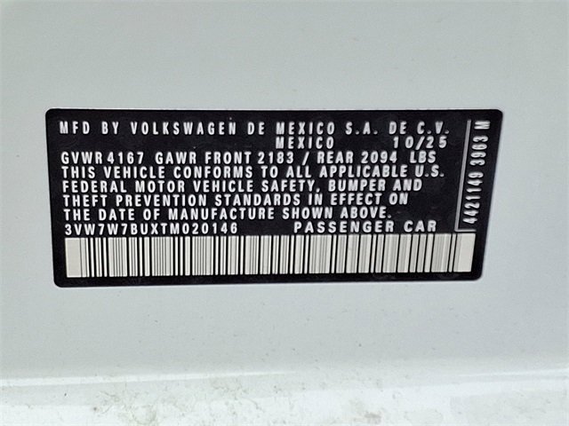New 2026 Volkswagen Jetta SE image 11