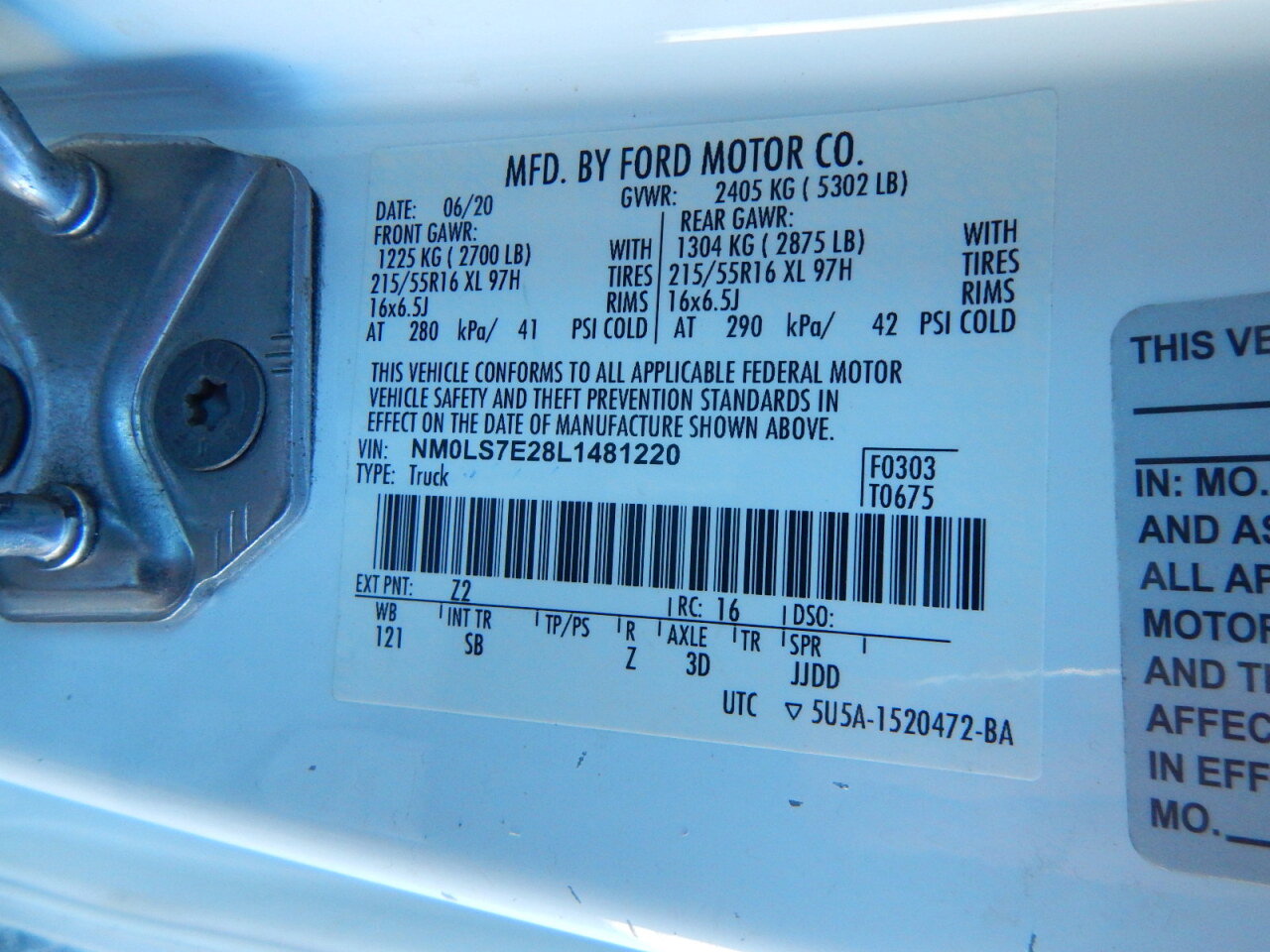 Used 2020 Ford Transit Connect XL image 26