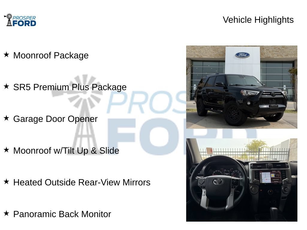 Used 2023 Toyota 4Runner SR5 Premium w/ Moonroof Package RWD image 5