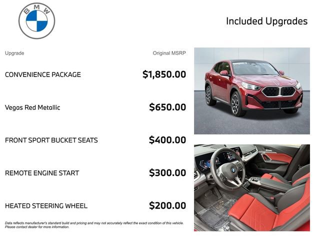 Certified 2025 BMW X2 xDrive28i w/ Convenience Package image 3