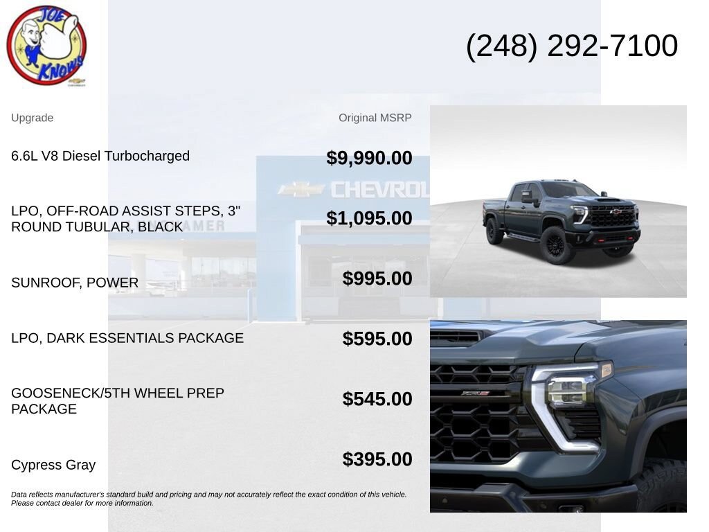 New 2026 Chevrolet Silverado 2500 ZR2 w/ LPO, Dark Essentials Package AWD/4WD image 5