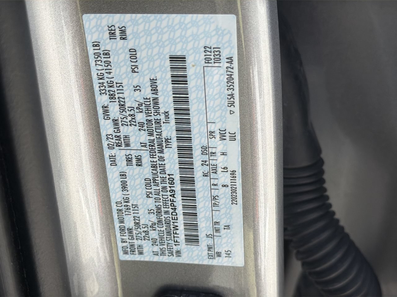 Used 2023 Ford F150 Limited AWD/4WD image 35