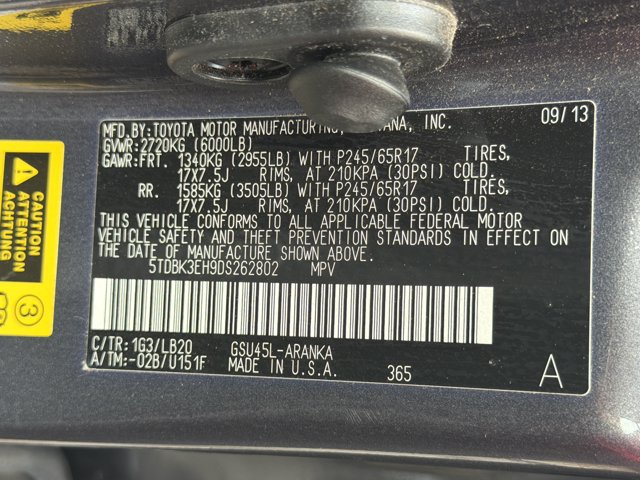 Used 2013 Toyota Highlander SE AWD/4WD image 19