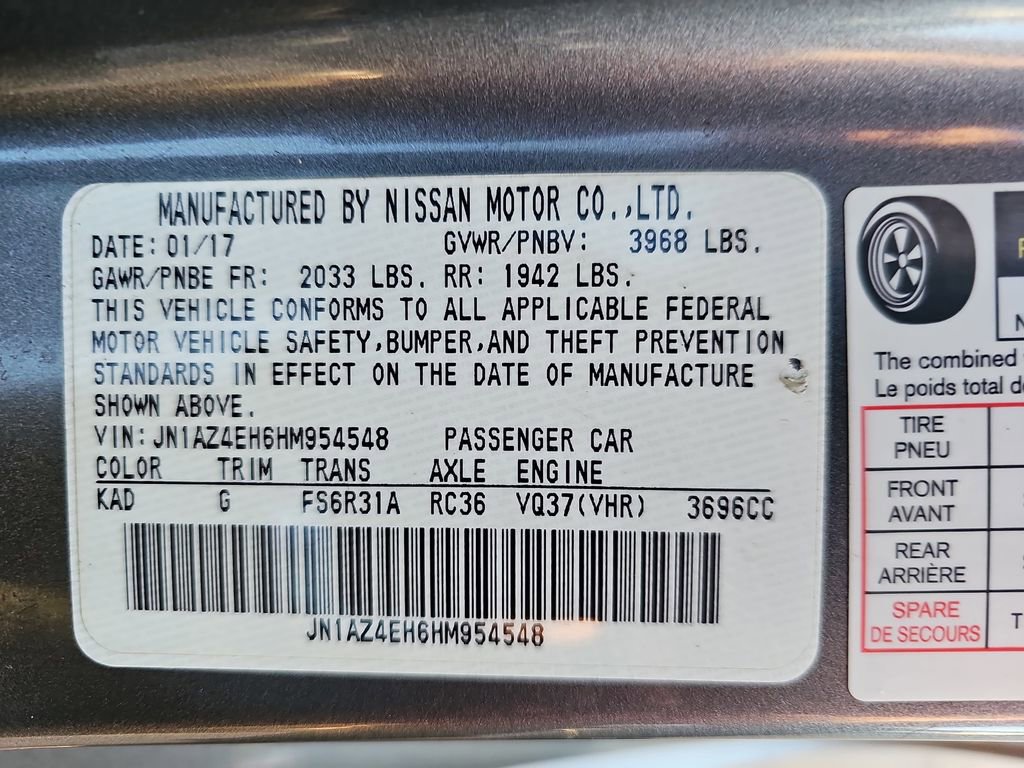 Used 2017 Nissan 370Z w/ Sport Package image 41