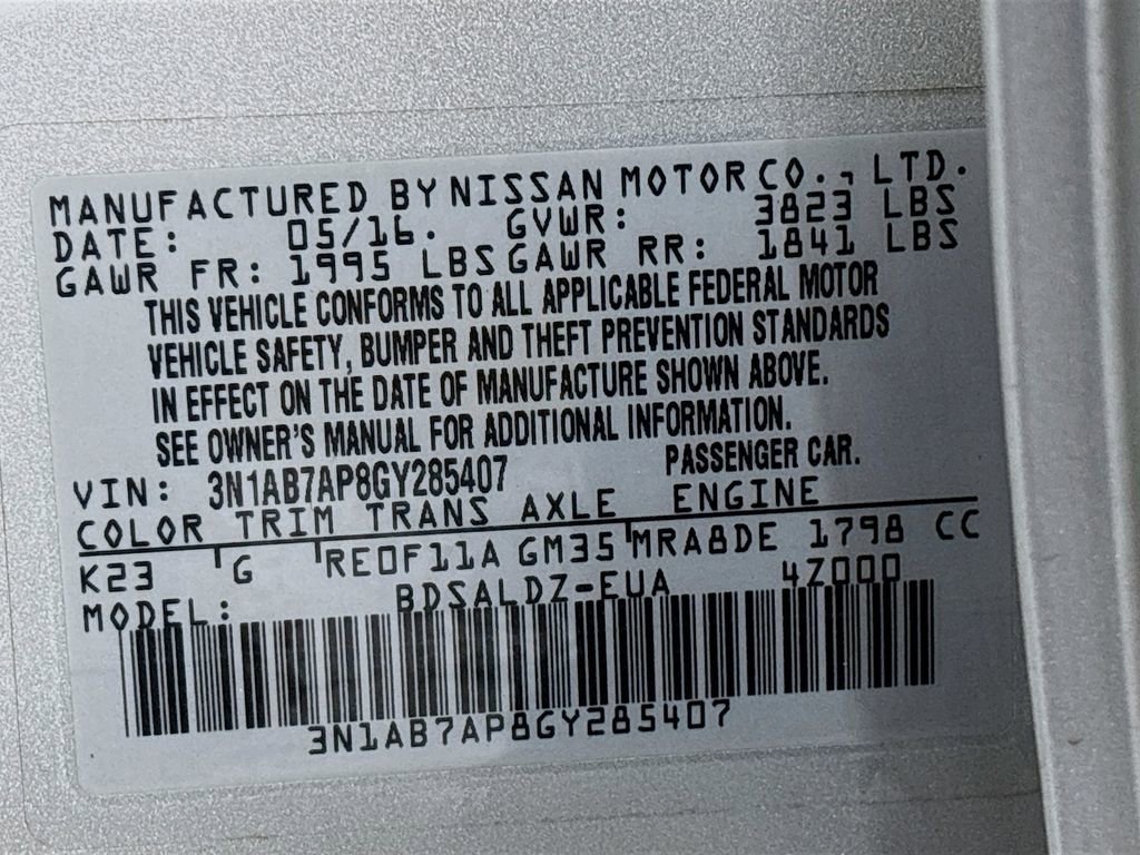 Used 2016 Nissan Sentra SV FWD image 29