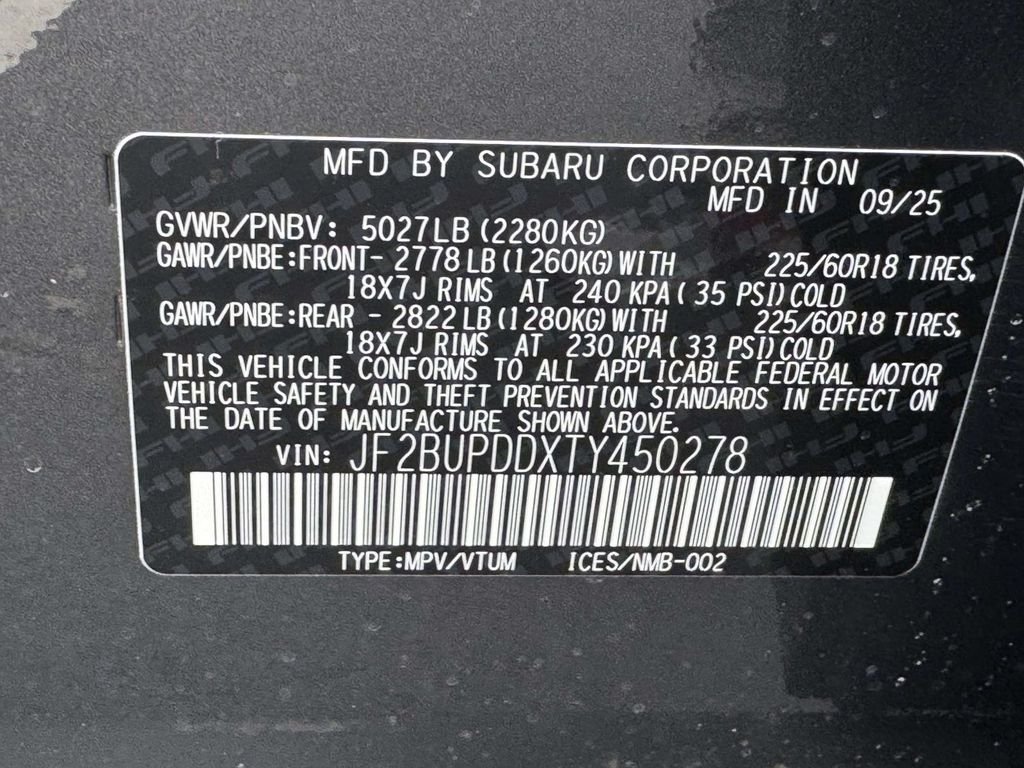 New 2026 Subaru Outback Limited AWD/4WD image 25