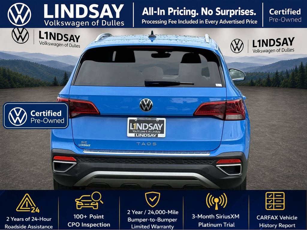 Used 2023 Volkswagen Taos SE w/ Panoramic Sunroof Package FWD image 6